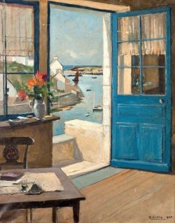 Joseph Raymond Wintz Vue Sur Le Port De Do Lan 1927 reproduction peinte à la main