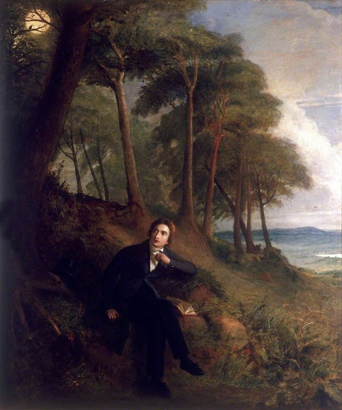 Joseph Severn Keats, Listening To A Nightingale On Hampstead Heath 1845
