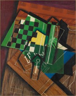 Peinture sur toile de Juan Gris Chessboard 1915 reproduction peinte à la main