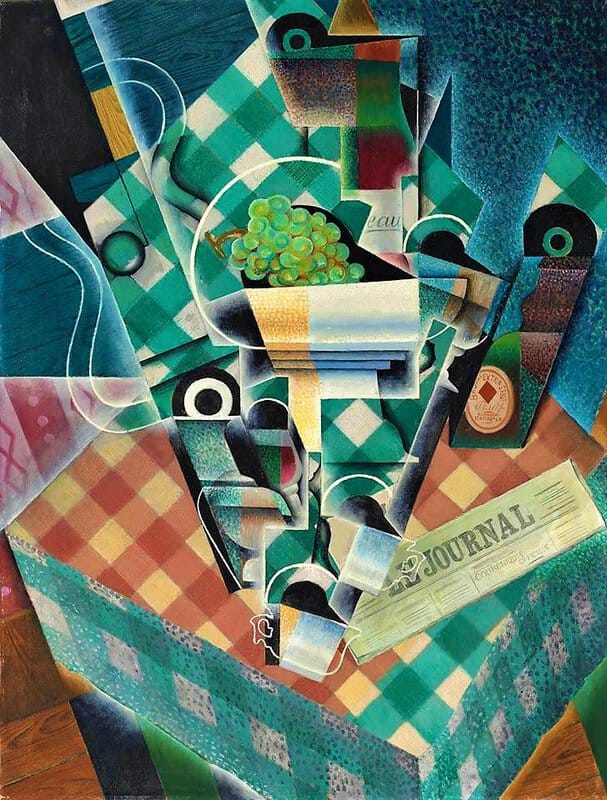 Juan Gris Nature Morte A La Nappe A Carreaux 1915