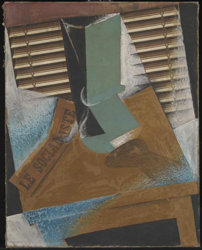 Juan Gris The Sunblind Original Title La Jalousie 1914