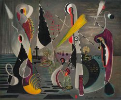 Juanita Guccione Europa - 1939 reproduction peinte à la main