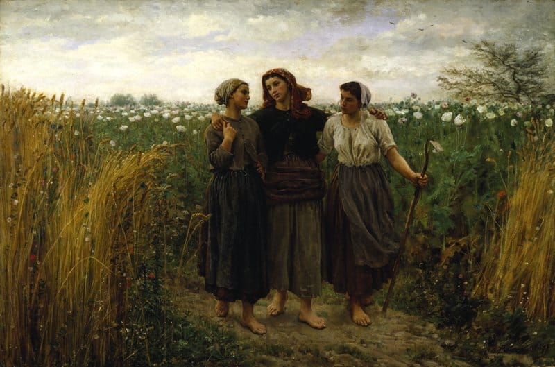 Jules Breton Returning From The Fields
