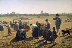 Reproduction sur toile du tableau Jules Breton The Gleaners