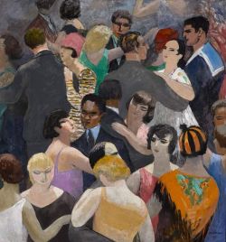 Jules Flandrin Le Bal Bullier 1931 reproduction peinte à la main