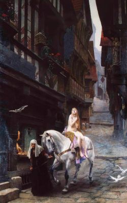 Jules Lefebvre Lady Godiva reproduction peinte à la main