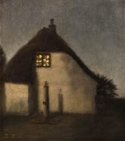 Julius Paulsen, Evening after Rain, 1892 reproduction peinte à la main