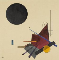 Peinture sur toile de Kandinski Black Relationship reproduction peinte à la main