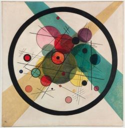 Peinture sur toile de Kandinsky Circles In Circles reproduction peinte à la main