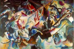 Peinture sur toile de Kandinsky Composition Vi reproduction peinte à la main