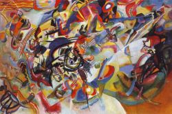 Peinture sur toile de Kandinsky Composition Vii reproduction peinte à la main