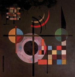 Peinture sur toile de Kandinsky Gravitation reproduction peinte à la main