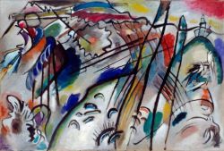 Peinture sur toile de Kandinsky Improvisation 28 reproduction peinte à la main