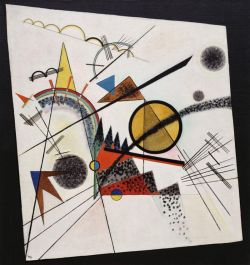 Peinture sur toile de Kandinsky In The Black Square reproduction peinte à la main