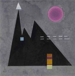 Peinture sur toile de Kandinsky Scharf Im Dumpf - 1929 reproduction peinte à la main