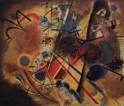 Peinture sur toile de Kandinsky Small Dream In Red reproduction peinte à la main