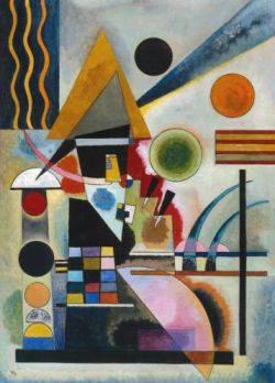Peinture sur toile de Kandinsky Swinging reproduction peinte à la main