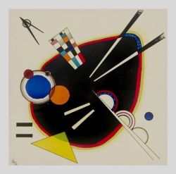 Peinture sur toile de Kandinsky Untitled -1924 reproduction peinte à la main