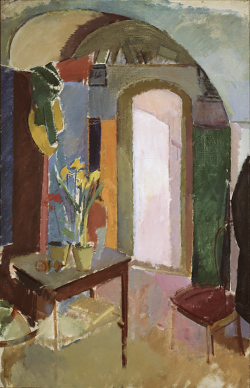 Karl Isakson, Studio Interior, 1918-20 reproduction peinte à la main