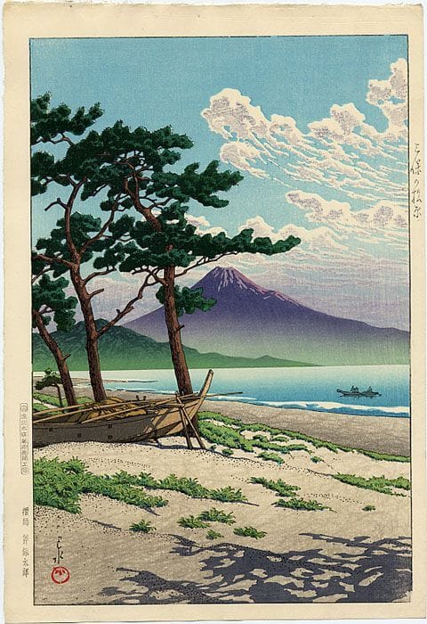 Kawase Hasui Pine Beach At Miho - 1931