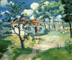 Peinture sur toile de Kazimir Malevich Spring 1905 reproduction peinte à la main