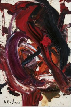 Kazuo Shiraga Hachirotametomo Chinzei reproduction peinte à la main