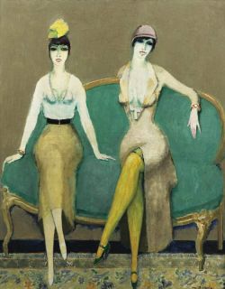 Peinture sur toile de Kees Van Dongen Dolly Sisters 1925 reproduction peinte à la main