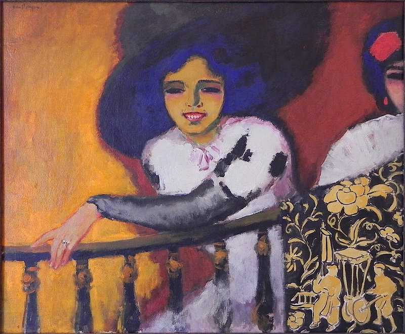Kees Van Dongen Femme La Balustrade - 1911