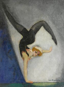 Peinture sur toile de Kees Van Dongen L Equilibriste C. 1907 reproduction peinte à la main