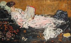 Peinture sur toile de Kees Van Dongen Le Peignoir Rose 1905 reproduction peinte à la main