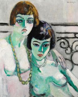 Peinture sur toile de Kees Van Dongen Les Amies C. 1925 reproduction peinte à la main