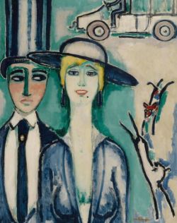 Peinture sur toile de Kees Van Dongen The Couple 1925 reproduction peinte à la main
