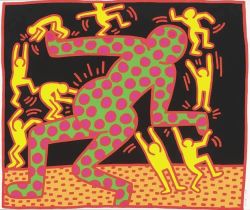 Peinture sur toile de Keith Haring Fertility 3 reproduction peinte à la main
