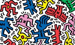Peinture sur toile de Keith Haring Keith-haring reproduction peinte à la main