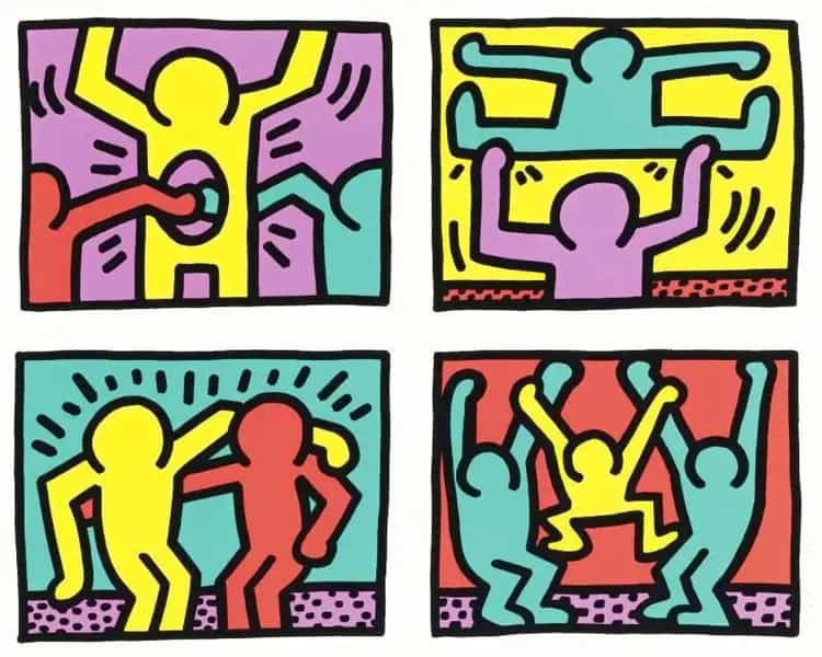 Keith Haring Pop Shop Quad 1