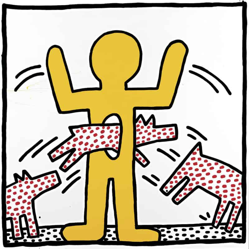 Keith Haring Untitled 1982 - Going Through You