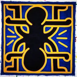 Peinture sur toile de Keith Haring Untitled 1988 reproduction peinte à la main