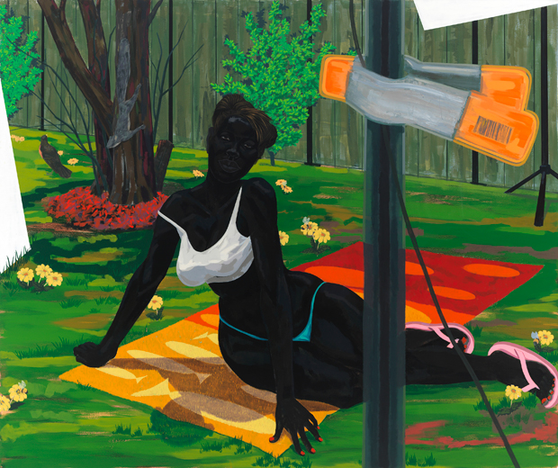 Kerry James Marshall, Untitled - Beach Towel - 2014