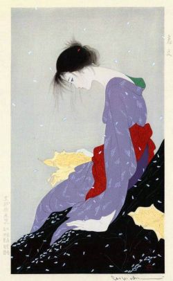 Kiyoshi Nakajima, Love Letter reproduction peinte à la main