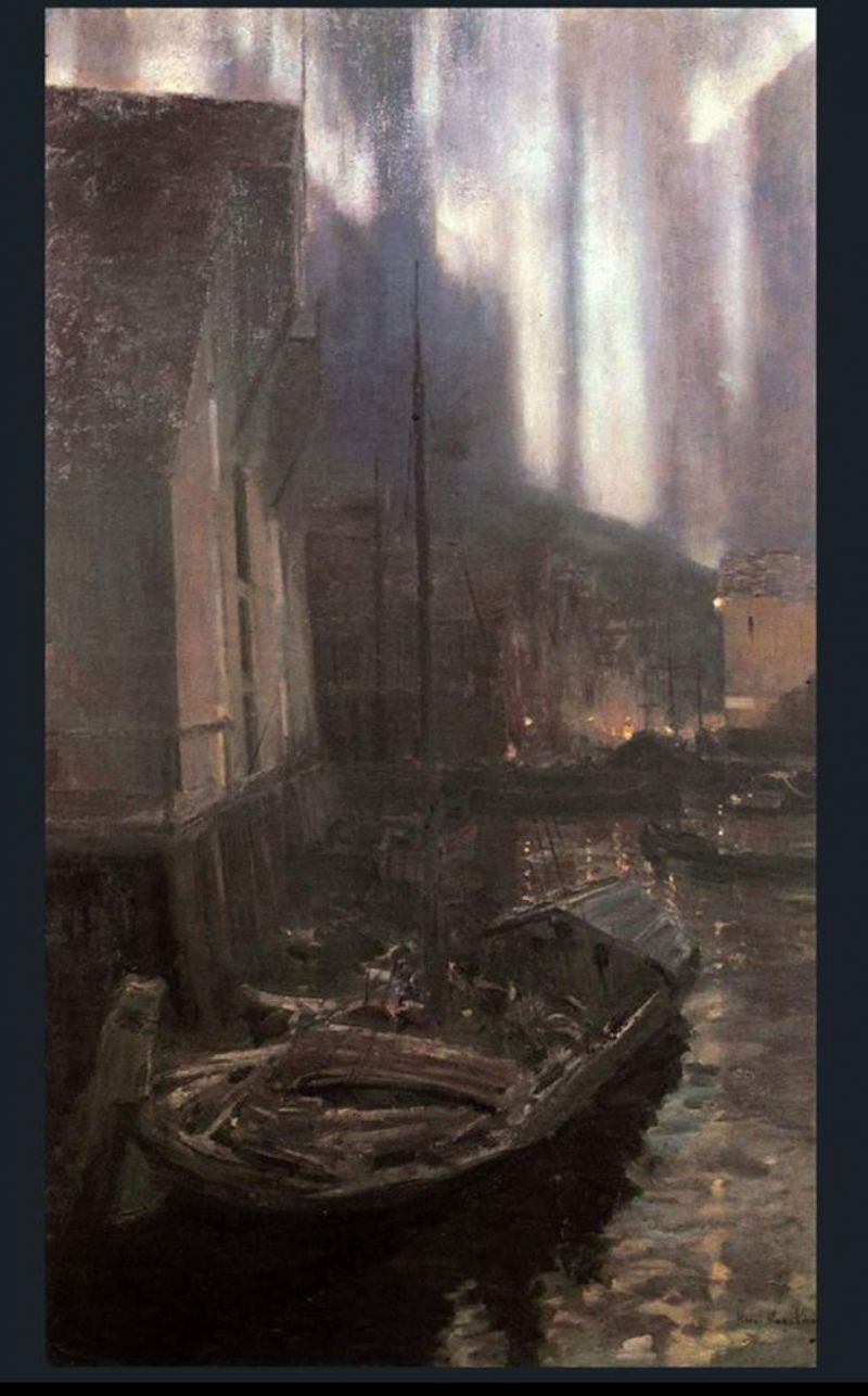 Konstantin Korovin Hammerfest The Northern Lights
