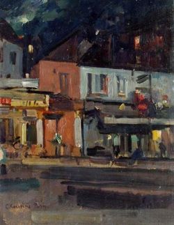 Peinture sur toile de Konstantin Korovin Moon Night reproduction peinte à la main