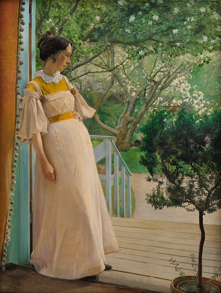 Laurits Andersen Ring, The Artist's Wife, 1897