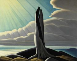 Lawren Harris, North Shore, Lake Superior, 1926 reproduction peinte à la main