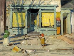 Lawren Stewart Harris Saturday Morning - 1920 reproduction peinte à la main