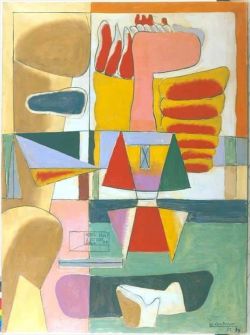 Peinture sur toile de Le Corbusier, Adieu Von, 1932-1939-1957 reproduction peinte à la main