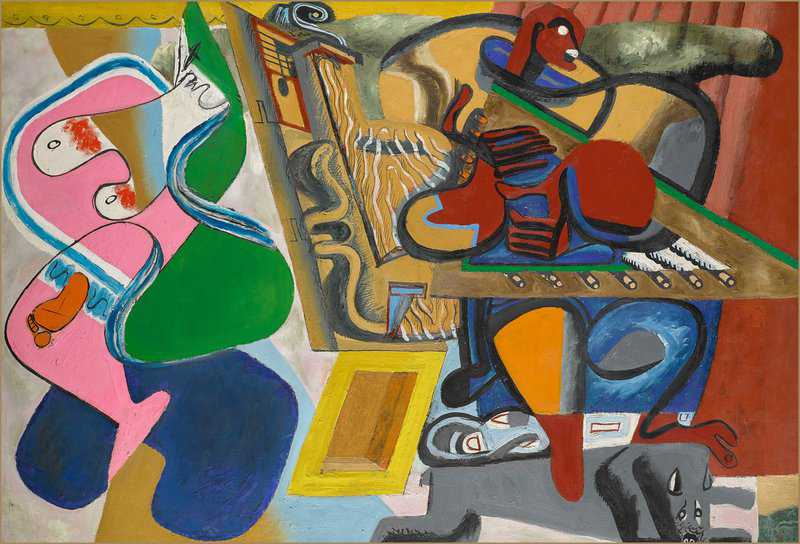 Le Corbusier Animated Arabesques And Dog