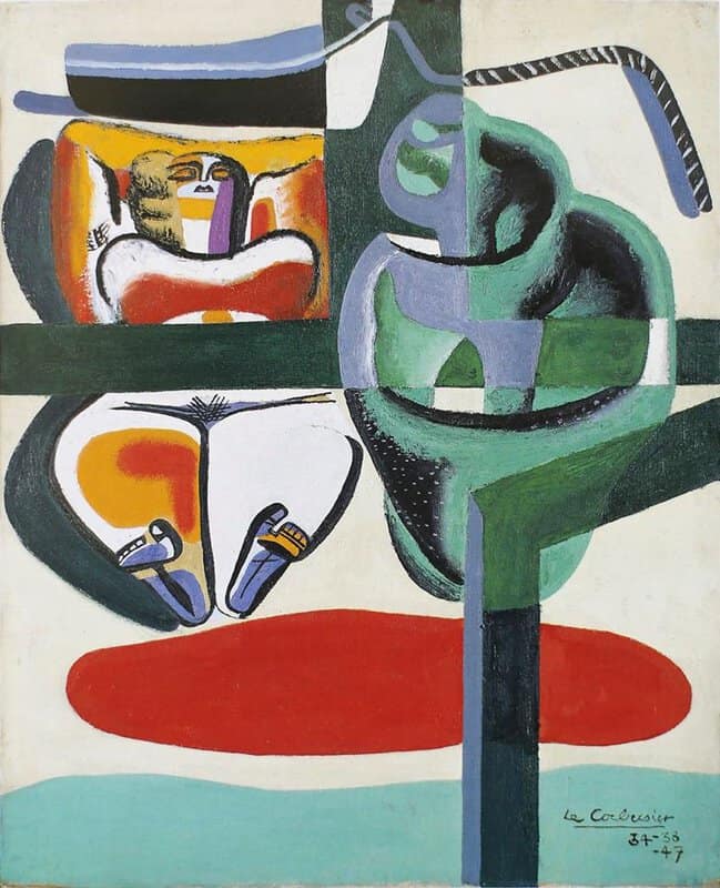 Le Corbusier Baigneuse Barque Et Coquillage 1947