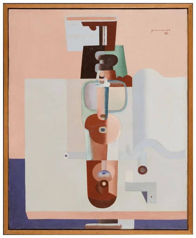 Le Corbusier Bouteille Et Livre Rose 1926
