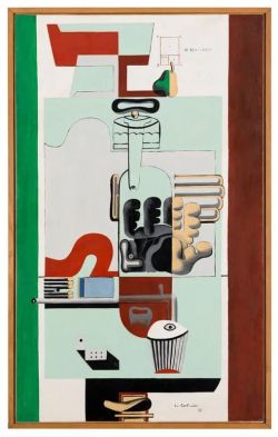 Peinture sur toile de Le Corbusier Composition Avec Une Poire 1929 reproduction peinte à la main