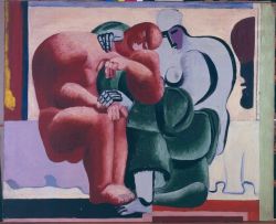 Peinture sur toile de Le Corbusier Deux Femmes Assises 1929 reproduction peinte à la main